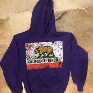 Hoodie Purple California Republic